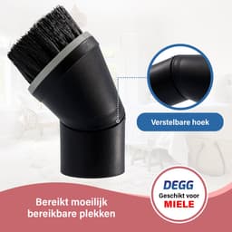 DEGG® - Stofzuiger Plumeau 35mm - Geschikt voor Miele - Opzetstuk Stofzuiger - Plumeauborstel - Stofzuiger Mond - Opzetborstel - Plumeau Stofzuiger Mondstuk - Stofzuiger Hulpstuk - Plumeau Compact - 2 STUK(S) — thumbnail 6