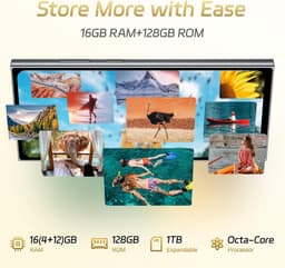 Slimme Smartphone met 6,88 inch HD+ Scherm en 128 GB Opslag voor Mobiele Telefoon — thumbnail 6