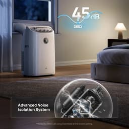 DREO Portable Air Conditioner 515S – 12.000 BTU Mobiele Airco – Ontvochtiger & Ventilator – App & Spraakbediening — thumbnail 11