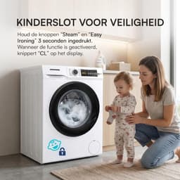 Heinner HWM-VT2814KD+++ Wasmachine 8 kg – 15 Programma’s Met Anti-Kreuk - Allergievriendelijk – Eco Logic & Balance Control-systeem – 1400 tpm – Wit – 5 Jaar Garantie — thumbnail 8