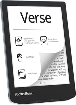 PocketBook Verse - E-reader - Bright Blue - Zwart met Elastiek Hoesje - Voordeelbundel — thumbnail 9