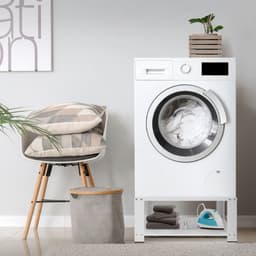 Wasmachine verhoger, Wasmachine Onderstel 63x54x32 cm met planchet in wit ML design — thumbnail 5