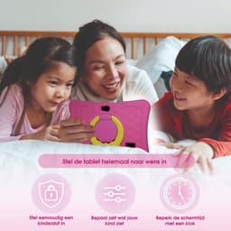 Kindertablet vanaf 3 jaar – Tablet voor Kinderen met Kinderhoes – 7 Inch – 32 GB – 4500 mAh Batterij – 2 GB Werkgeheugen – Android 11 – Roze — thumbnail 6