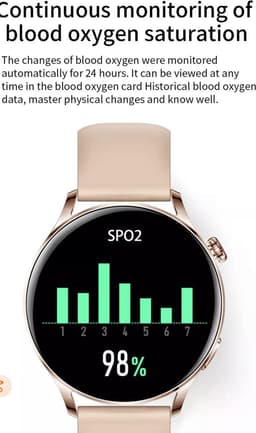Smartwatch Rankos AK37 - sporthorloge zilver staal bandje - Fitness - Stappenteller - Hartslag - Slaapmonitor - Bluetooth bellen-Bel/message herinnering - Camera Bediening-IP67 Waterbestendig - Met APP-Weer informatie -Stopwatch - Muziek — thumbnail 11