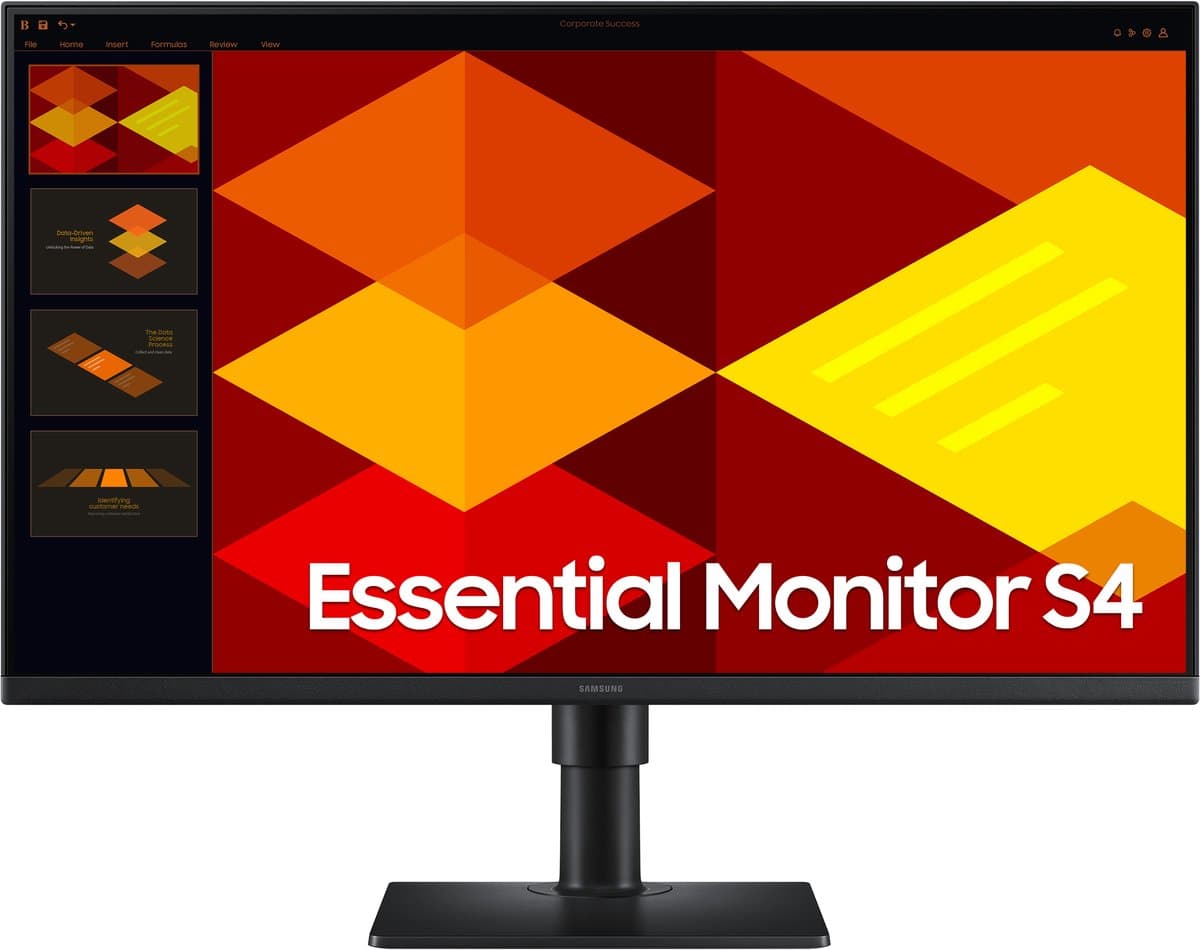 Samsung 27" Essential Monitor S4 S40GD Full HD Monitor — afbeelding 1