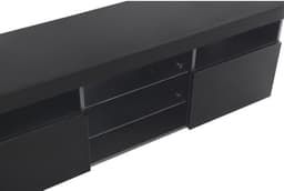 Zwart modern TV-meubel, helder paneel, variabele LED-verlichting, woon- en eetkamer 180cm — thumbnail 13