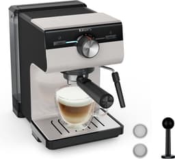Krups Authentic C40 XP381B - Pistonmachine - Inclusief Melkopschuimer - Compact - Stijlvol Design - Geschikt voor Espresso en Latte — thumbnail 3