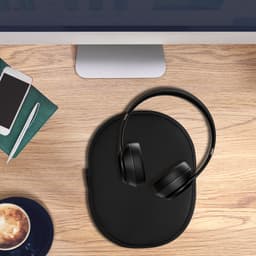 kwmobile hoes geschikt voor Beats Solo 4 / Solo 3 Wireless / Marshall Major V - 23,5 x 18 cm - Beschermhoes voor headset in zwart - Van neopreen — thumbnail 8