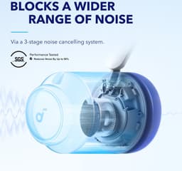 Soundcore Space Q45 koptelefoon met actieve ruisonderdrukking, tot wel 98% minder ruis, 50 u speeltijd, appbediening, LDAC Hi-Res Wireless Audio, comfortabel, duidelijk bellen, Bluetooth 5.3 — thumbnail 5