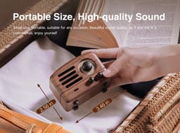 MUZEN Utopia - FM Radio - Bluetooth Luidspreker - Walnutwood — thumbnail 4