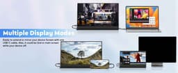 Casa Living Draagbare Monitor - Mobiele Monitor 15.6 Inch - Draagbaar Scherm 1080FHD - Groot kleurenbereik - Zwart - 41x27x6CM — thumbnail 11
