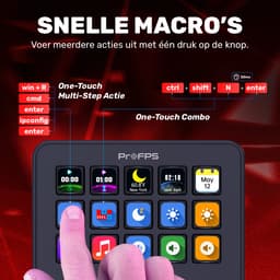 ProFPS Streaming Deck – 18 Macrotoetsen – RGB – Windows & MacOS — thumbnail 5