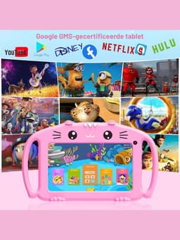 Quvo® Kindertablet Deplay - Kinder Tablet Deplay - Kindertablet Deplay Pro - Roze - 26cm x 16cm x 2cm — thumbnail 3