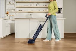 Tineco Floor One S7 Stretch - Nat en droog stofzuiger en dweil - 180° Lay-Flat - 85°C 5 Min Zelfschoonmaak routine - 50 minuten accu - DualBlock Anti-Tangle - Dual Edge Schoonmaak methode - Schoonmaken onder meubels — thumbnail 4
