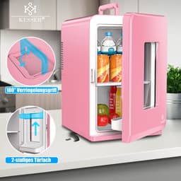 KESSER® Tafelmodel Koelkast 15 Liter AC DC 220-240V en 12V - Mini Koelkast Vrijstaand met Verwarmingsfunctie - Koelbox ideaal voor Auto en camperen - — thumbnail 6