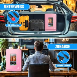 KESSER® Tafelmodel Koelkast 15 Liter AC DC 220-240V en 12V - Mini Koelkast Vrijstaand met Verwarmingsfunctie - Koelbox ideaal voor Auto en camperen - — thumbnail 7