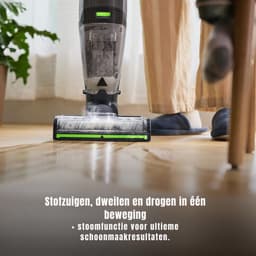 SAVI® Steelstofzuiger met snoer - Steelstofzuiger - Stofzuiger - Grijs /Groen- ‎25cm x 27cm x 112cm — thumbnail 6