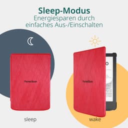 PocketBook Verse Pro Azure e-reader – Inclusief Rood Hoesje (shell cover) – Voordeelbundel — thumbnail 3