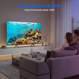 MEDION 125.7 cm 50" Ultra HD TV Smart TV Dolby Vision HDR Dolby Atmos VIDA Store Prime Video Disney+ DAZN HbbTV PVR Bluetooth HD+, MD850302 — thumbnail 3