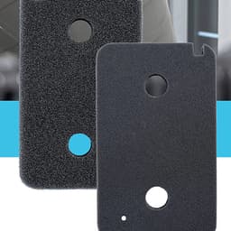 Bramokava 1x Filter geschikt voor Miele Droger 09499230 - 9499230 - 220 x 130 x 30 mm - Spons Foam Schuimfilter — thumbnail 6