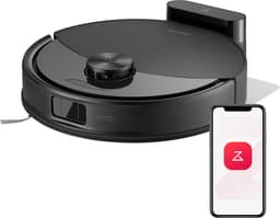 Roborock Q10 S5 Robotstofzuiger– 10000 Pa Zuigkracht–Dubbele Anti-klitfunctie–VibraRise 2.0-Systeem– 8 mm Dweillift– PreciSense LiDAR-navigatie–Obstakelvermijding– APP–Zwart — thumbnail 2