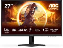 AOC G4 27G4HRE - Full HD IPS Gaming Monitor - G-Sync compatible - 200hz - Speakers - 27 inch — thumbnail 1