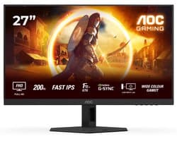 AOC G4 27G4HRE - Full HD IPS Gaming Monitor - G-Sync compatible - 200hz - Speakers - 27 inch