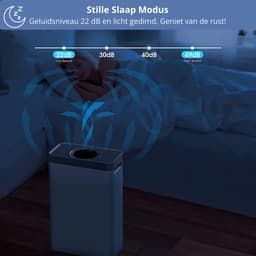 Luchtreiniger Cityline Pro - Air purifier - Luchtfilter - Ruimtes tot 25 m² - Stil - CADR van 200 m³ per uur - Geavanceerd 4 laags HEPA filter - Auto modus & Luchtkwaliteit sensor - LED display - Wifi functionaliteit - Slaapstand - Timer — thumbnail 8