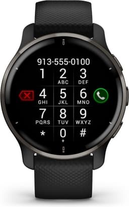 Garmin Venu 2 Plus Health Smartwatch - Amoled touchscreen - 9 dagen batterij - spraakbesturing - Zwart — thumbnail 11