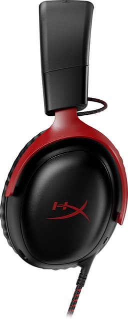HyperX Cloud III Gaming Headset - PC, PS5, Xbox Series X|S - Zwart/Rood — thumbnail 6