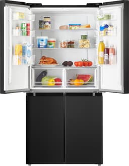 Inventum SKV4178B No Frost energiezuinige Amerikaanse koelkast - 474 liter - Digitaal display - Stil: 37 dB - Supervriezen - Superkoelen - Vershoudlade - 4 deuren - Zwart — thumbnail 6