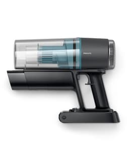 Philips Steelstofzuiger Met Dweilfunctie XC3133/01 - Draadloos - Zuigmond met LED verlichting - Zonder Zak - Handstofzuiger - Alle Vloertypen - Matzwart — thumbnail 3