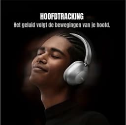 DrPhone Picun F6 Draadloze Over-Ear Bluetooth 5.3 Hoofdtelefoon – App Ondersteuning - Hybride ANC & ENC – Zelfadaptieve Ruisonderdrukking - Transparantie Modus- Ruimtelijke Audio & Hoofdbewegingsvolging - Wit — thumbnail 9