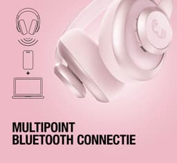 Fresh 'n Rebel Clam Ace 2 – Draadloze Bluetooth Koptelefoon met Active Noise Cancelling – 100+ uur Speeltijd - Met volume wiel - Pastel Pink — thumbnail 6