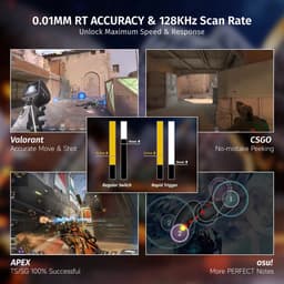 Attack Shark X68 HE – Rapid Trigger Magnetic Gaming Keyboard (0,01mm • 8000Hz • RGB • 66 toetsen) — thumbnail 2