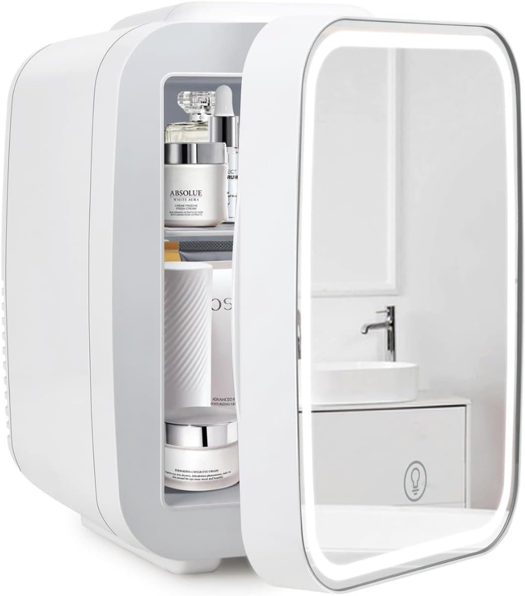 Skincare Fridge 4L - Organizer - Make up Koelkast - Beauty Fridge - Wit — afbeelding 1