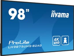 iiyama LH9875UHS-B2AG beeldkrant Digitale signage flatscreen 2,48 m (97.5") LED Wifi 500 cd/m² 4K Ultra HD Zwart Type processor Android 11 24/7 — thumbnail 8
