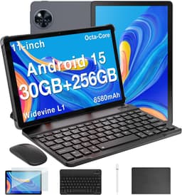 DOOGEE Tablet U11 Pro VIP - Tablette - 30GB RAM + 256GB ROM - 8580 mAh - 11 Inch 1080P 90 Hz - T7200 Octa Core - 13MP Camera - 5G WIFI - Face ID - 7.9 mm Metallic Body - Grijs — thumbnail 1
