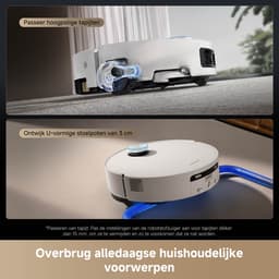 Dreame Aqua 10 Ultra Track Complete - Krachtige 2-in-1 Robotstofzuiger met Zelfreinigende Dweil - Obstakeldetectie en Automatisch Leegstation - 25.000 Pa Zuigkracht – Overwint Drempels tot 6 cm — thumbnail 17