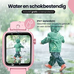 Protectly® GPS Horloge Kind Met Simkaart - 4G - SOS Knop - Smartwatch Kinderen - GPS Tracker Kind - Kinder Smartwatch - Videobellen - HD Camera - Whatsapp en SMS - Elke polsmaat - Incl. Simkaart — thumbnail 7