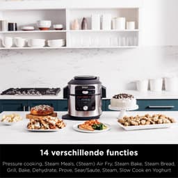 Ninja Foodi OL750EU Multicooker - 14 Kookfuncties - 7,5 Liter - Inclusief Airfryer, Broodbakmachine, Stomen, Grillen — thumbnail 5