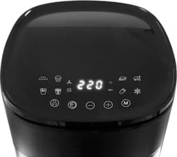 Blokker Airfryer XL 5 Liter Zwart - Heteluchtfriteuse Dubbel Verwarmingselement - Incl. 60 min Timer - 8 Automatische Programma's - Vaatwasserbestendige Onderdelen - Cool Touch Behuizing - BPA Vrij — thumbnail 4