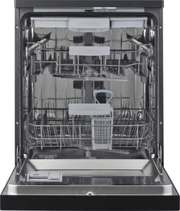 Inventum VVW6060AB energiezuinige vaatwasser - 14 couverts - Verstelbare bovenkorf - Besteklade-Bestekmand - Stil: 42 dB - 9 programma’s - Deur opent automatisch - Startuitstel - Energielabel A - Vrijstaand - Matzwart — thumbnail 9