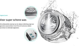 Hisense 5S Serie WF5S1045BW - Wasmachine met Energielabel A - 10,5kg - Auto dosing - 72dB (A) - Steam Wash -1400 toeren - Power Wash 49' - Connectlife — thumbnail 11