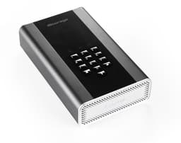 iStorage diskAshur DT2 - externe harde schijf - 10 TB - Cijfercode - Zwart - Grafiet — thumbnail 4