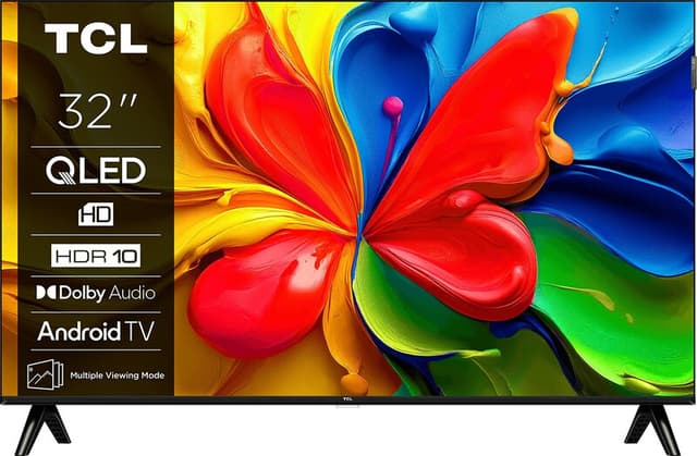 TCL 32V4C smart-tv 32 inch HD Ready QLED Google TV 60Hz 2024