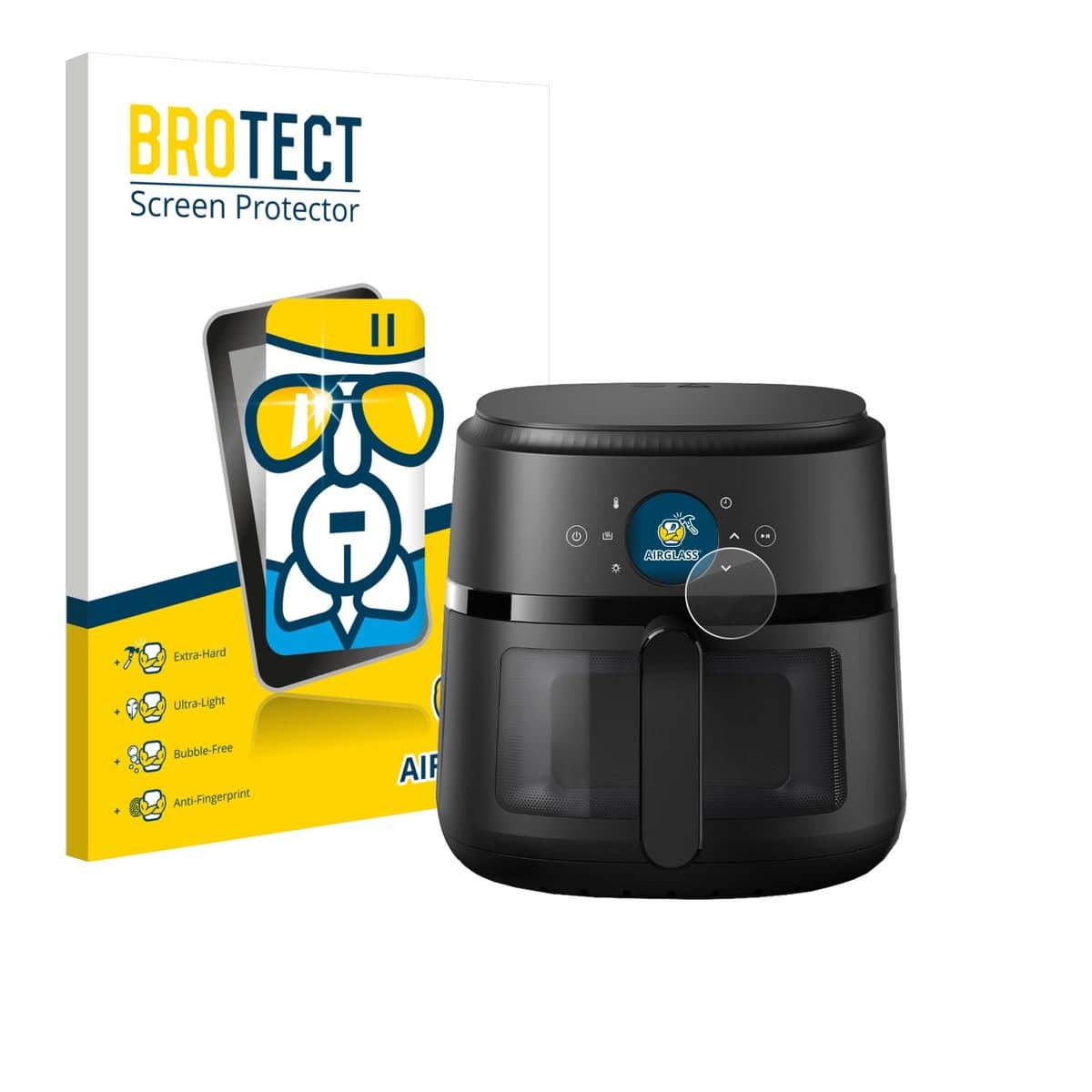 Screenprotector voor Philips Airfryer 2000 Gen 2 6,2L Beschermglas transparant — afbeelding 1