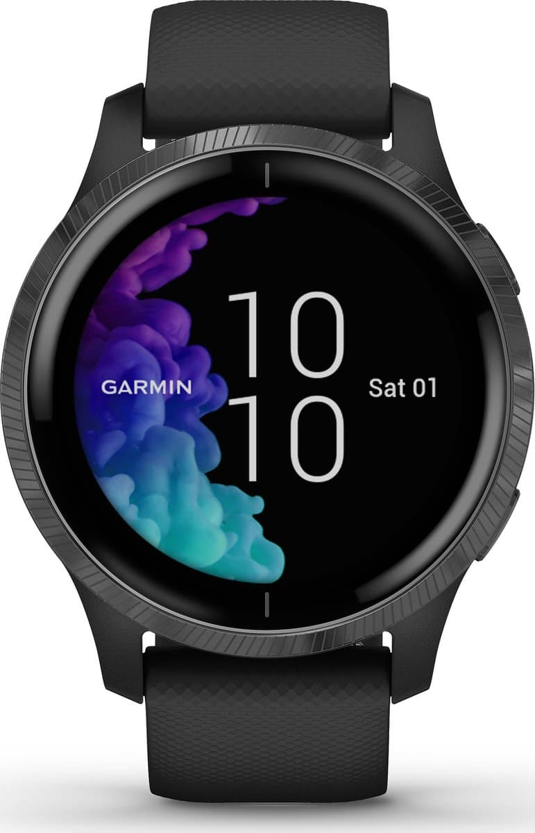 Garmin VENU Health Smartwatch - Amoled touchscreen - Stappenteller - 5 dagen batterij - Zwart/Gunmetal — afbeelding 1