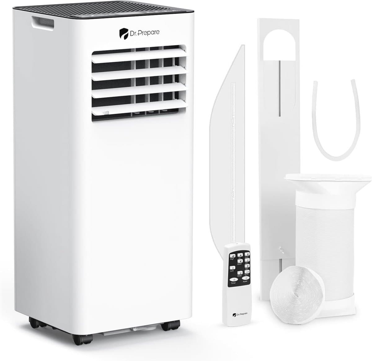 Mobiele Air Conditioner 9000 BTU - 4 in 1 Koeling, Ontvochtigen, Ventileren en Slaapmodus met Afstandsbediening — afbeelding 1