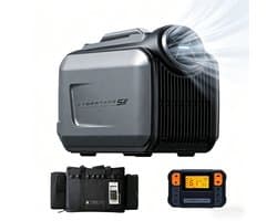Cybertake S2 Pro draagbare Aircooler- Mobiele Airco -Tentairco met 5100 BTU koelvermogen en 6100 BTU verwarmingsvermogen -amping Airco 12V 24V 48V - Stil ≤55dB-voor caravan, camper, tent, vrachtwagen en thuis